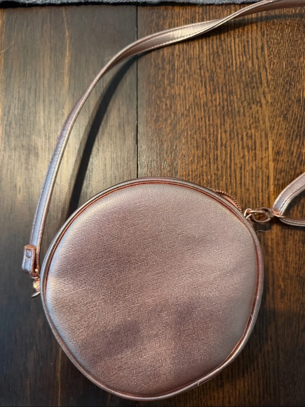 Disney Rose Gold Sequin Minnie Mouse Crossbody Bag